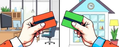 Use cartões diferentes para separar gastos pessoais e profissionais