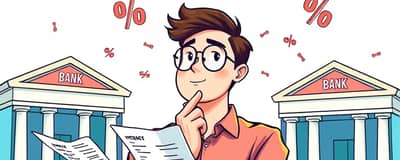 Compare taxas de diferentes instituições antes de decidir