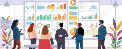 Use gráficos e relatórios para enxergar oportunidades de ajuste