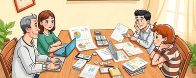 Reveja seu orçamento após mudanças de renda