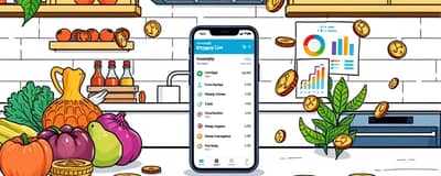 Monte listas de compras integradas ao controle financeiro