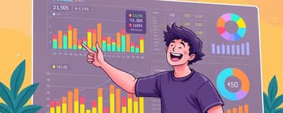 Crie metas de economia e visualize o progresso em dashboards