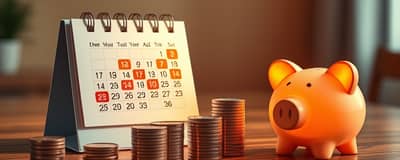 Receba lembretes para poupar todo mês