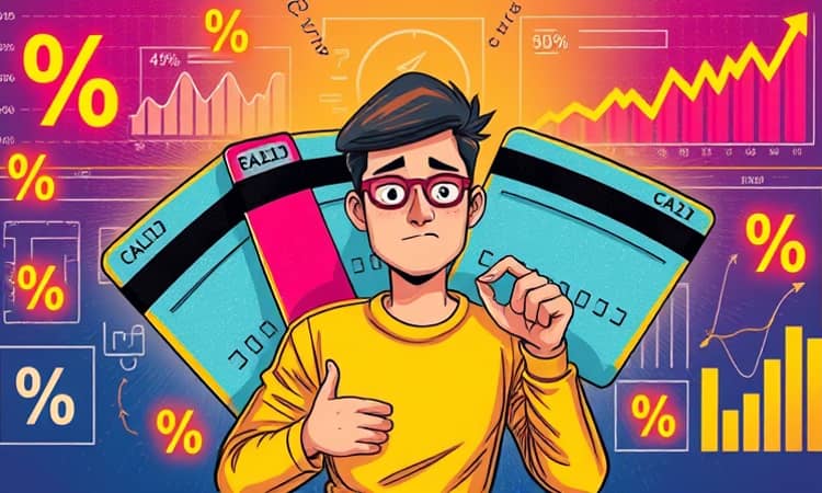 Compare taxas antes de solicitar um novo cartão