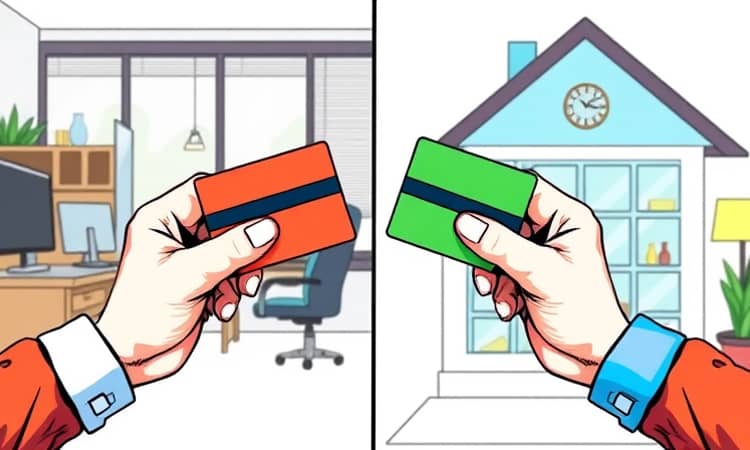 Use cartões diferentes para separar gastos pessoais e profissionais