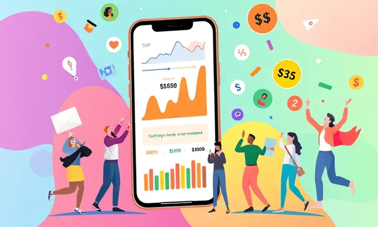 Use aplicativos para registrar gastos em tempo real