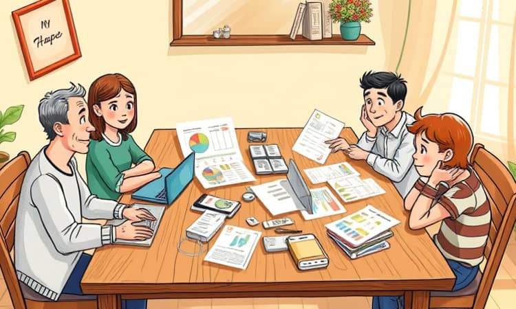 Reveja seu orçamento após mudanças de renda