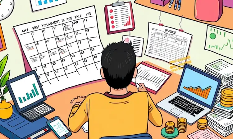 Tenha uma rotina semanal para revisar as finanças