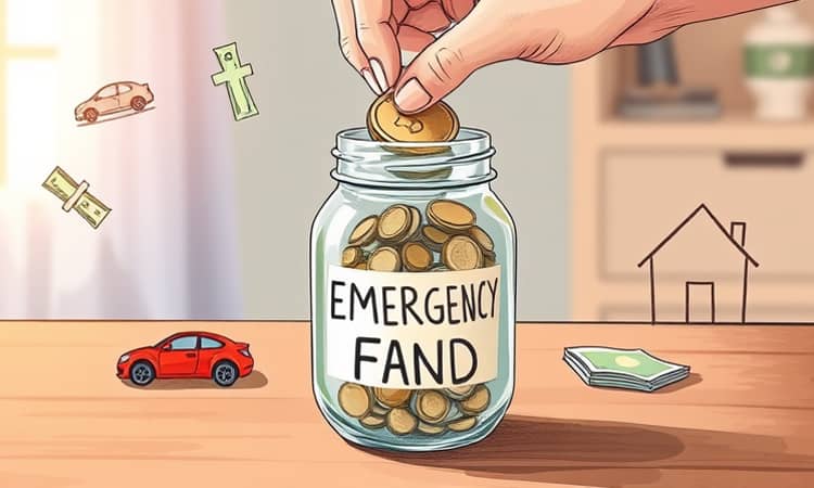 Crie uma reserva para emergências antes de assumir dívida
