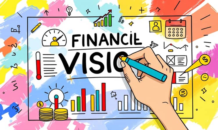 Use metas visuais para manter o foco nas finanças