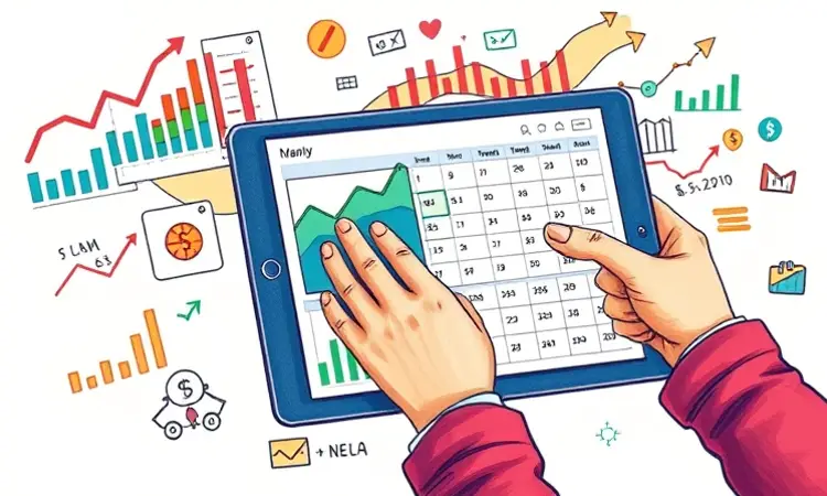 Receba relatórios semanais sobre seu comportamento financeiro