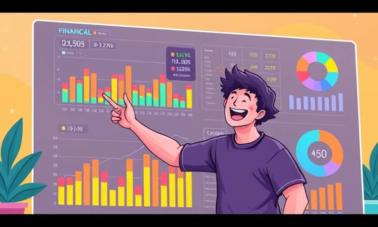 Crie metas de economia e visualize o progresso em dashboards