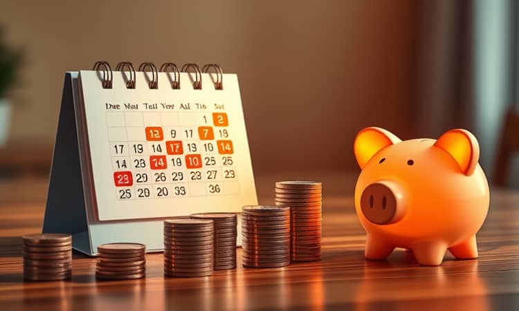 Receba lembretes para poupar todo mês