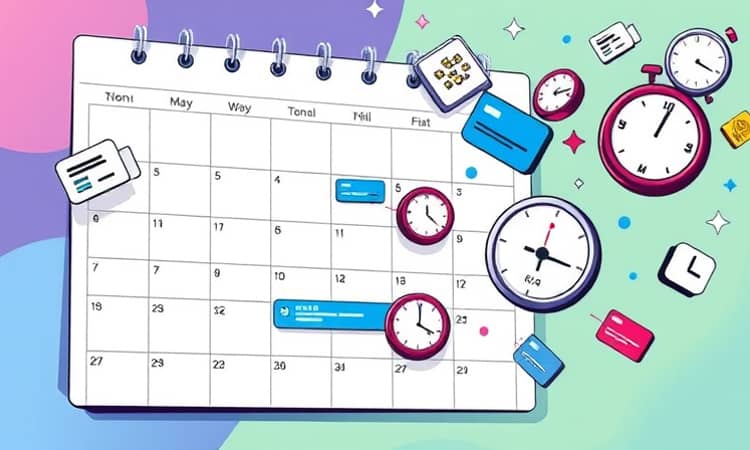 Sincronize agenda de pagamentos com calendário do app