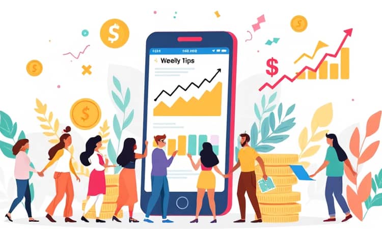 Acesse dicas semanais de educação financeira no app