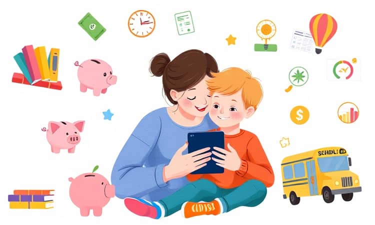 Controle gastos escolares dos filhos pelo celular