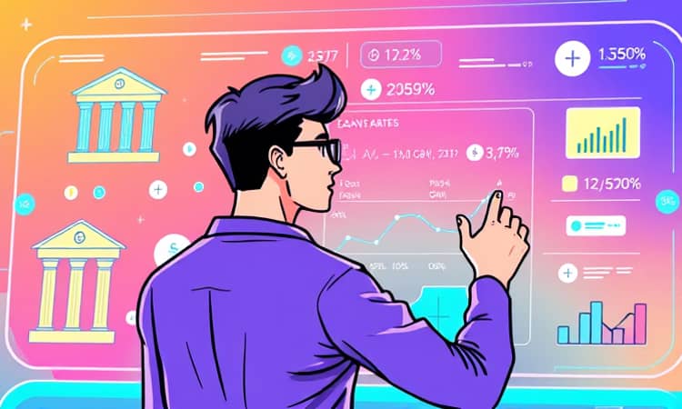 Compare taxas de empréstimos com plataformas digitais
