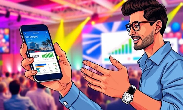 Gerencie o orçamento de eventos pelo celular